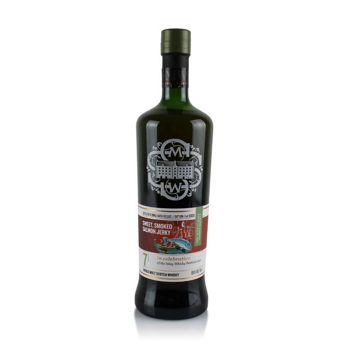 SMWS Small Batch Sweet Smoked Salmon Jerky Bunnahabhain 7 Year Old ...