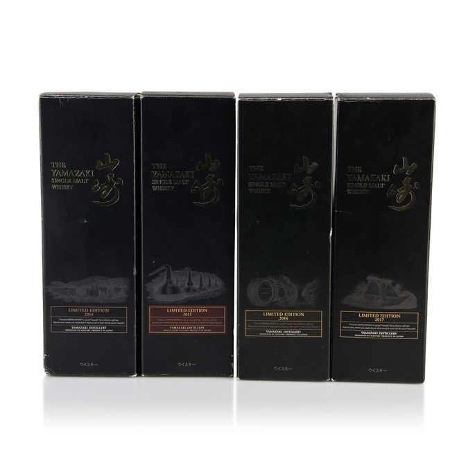 Yamazaki 2014 2017 Limited Edition Set 4x700ml Bottles Auction