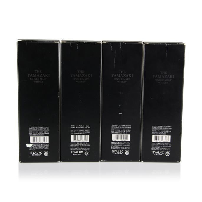 Yamazaki 2014 2017 Limited Edition Set 4x700ml Bottles Auction